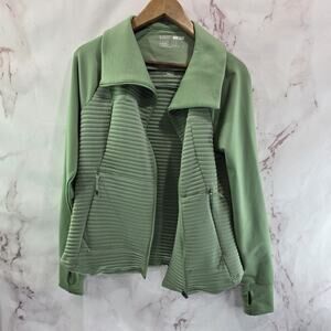 511 Tactical Jacket Womens Small Green Quilted Full Zip Crystal Hybrid 5.11